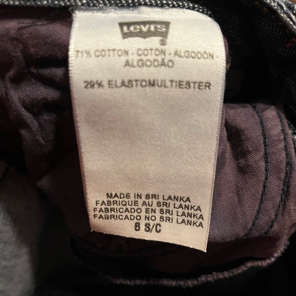 Levi 553 Mid Rise Boot Women's Denim Jeans Size 29x30 Mid Rise Boot NWOT - Picture 6 of 6